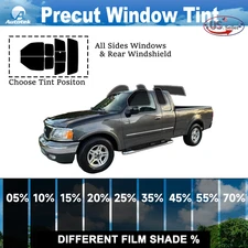 PreCut 2Ply Window Tint Film Kit For 1997-2003 Ford F-150 Extended Cab