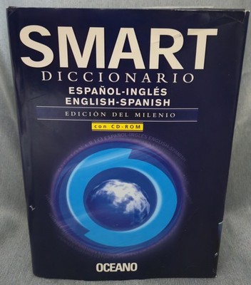 Smart Dictionary Diccionario Smart Espanol-Ingles English-Spanish W/ CD-ROM VG