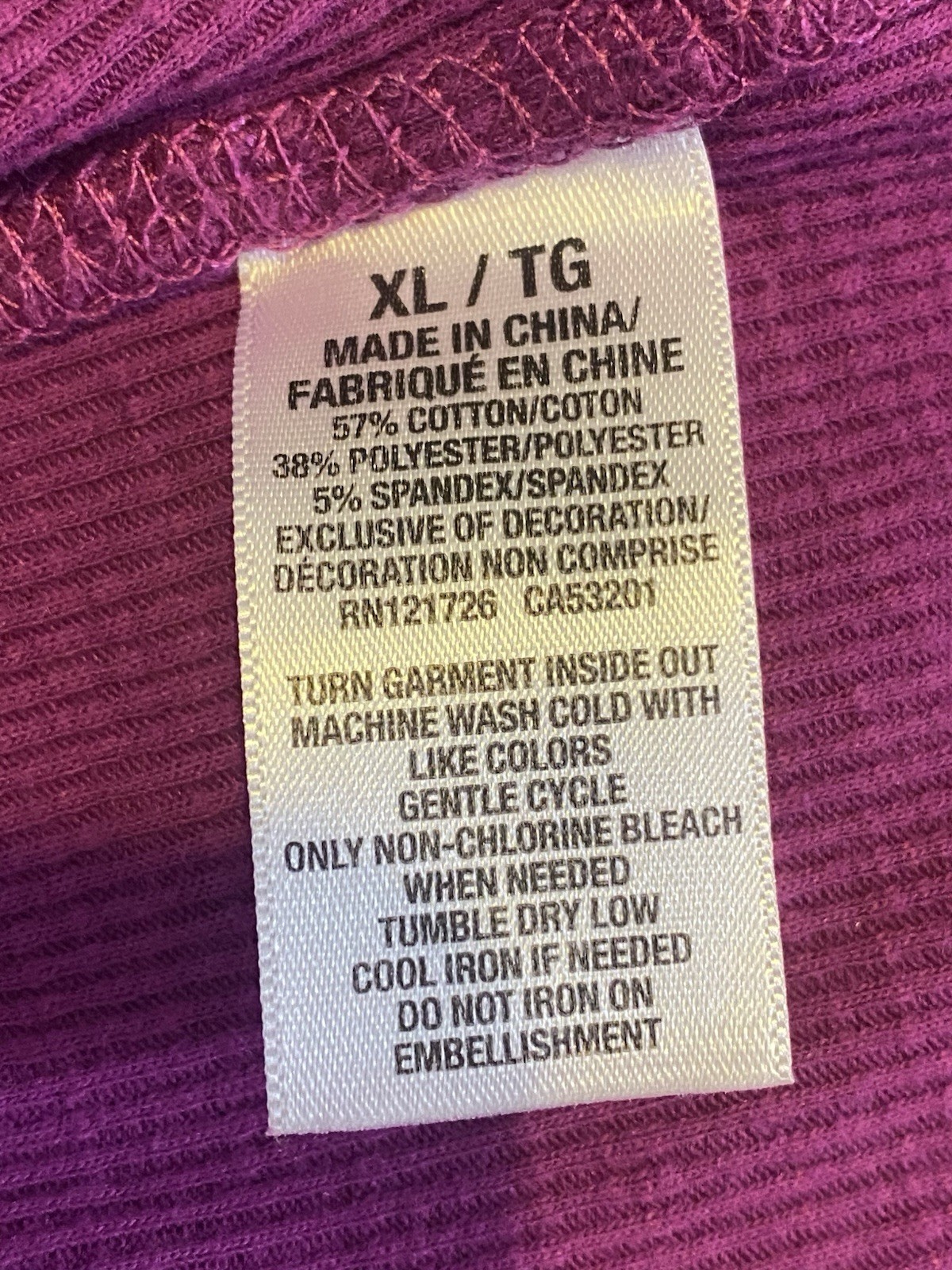 Aeropostale XL Purple Thermal Button V Henley Y2K 00s Shirt Spellout Long Sleeve