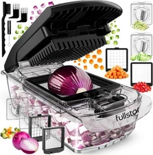 Fullstar The Original Pro Chopper - Vegetable and 2 in 1, Black