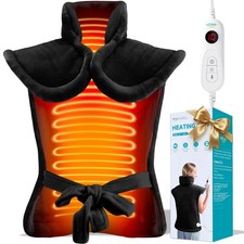 Weighted Electric Heating Pad for Back Pain Relief 24"x33" Neck and Lower Back
