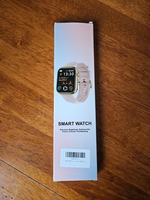 Smart Watch Fitness Tracker for Android. Condition Appears New. Pink Band