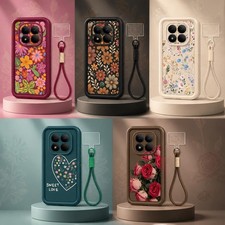 Phone Case For Xiaomi Poco X7 X6 Pro M6 Pro 14T Pro 13T/13T Pro Lanyard Cover