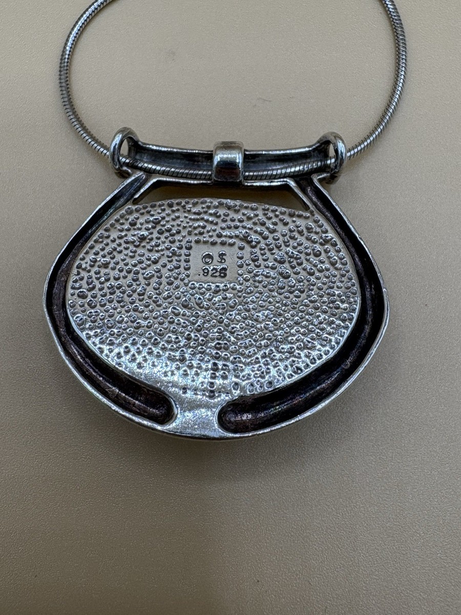 Shube Dakota West Sterling Silver and Amethyst Pendant Necklace  View 6
