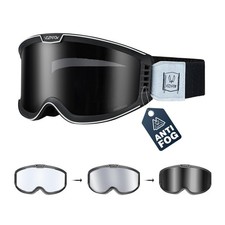 Photochromic Dirt Bike Motocross Goggles Anti Fog UV Protection Men Women