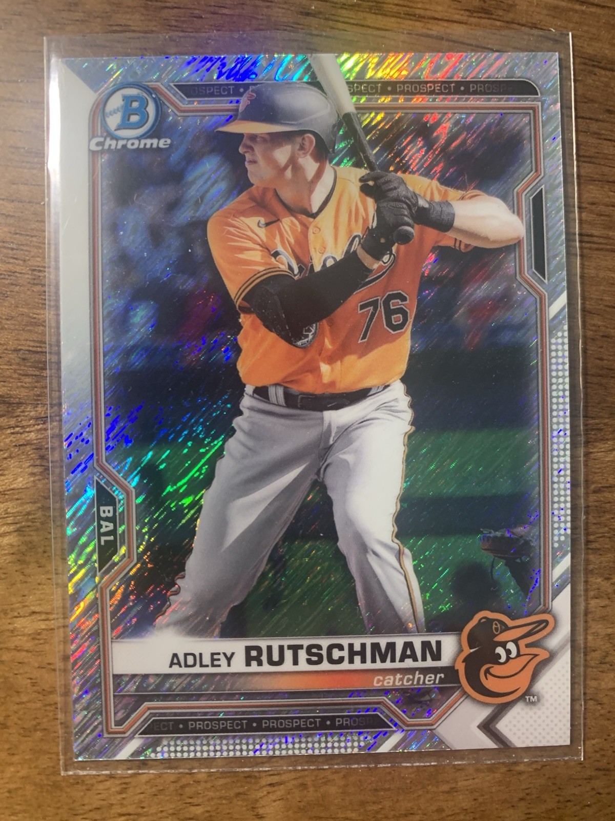 #BCP-241 Adley Rutschman 2021 Bowman Chrome Prospects Shimmer Refractor