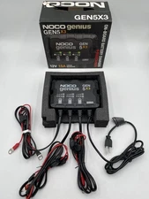 NOCO Genius GEN5X3 Battery Charger 15A 3-Bank 12V Waterproof Marine