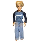 Mattel 1999 Ken Doll Rooted Blonde Hair Blue Eyes Articulated Body Clothes