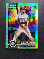 2026 Topps Series 1 VICTOR ROBLES Seattle Mariners AQUA RAINBOW FOIL SP #160