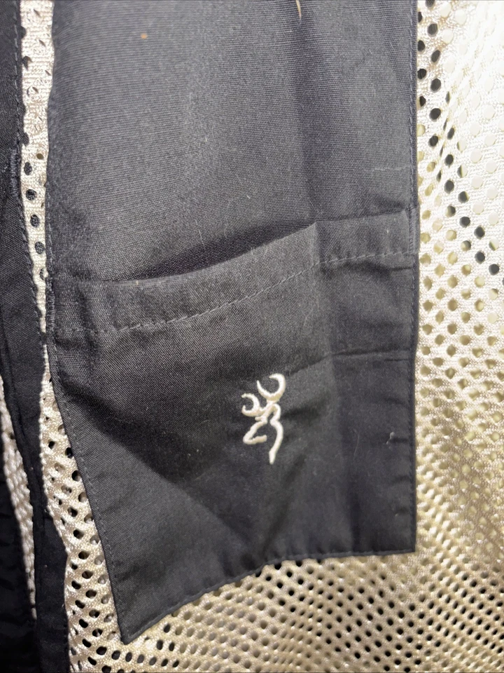 Browning Shooting Vest Mens Beige/Black Trapper Creek Reactor Pad XL - Image 3 of 4