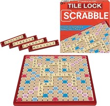 Tile Lock Scrabble Board Game for 1+ Players, Ages 12+
