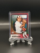 2023 Topps Transcendent Collection  Icons Chrome Gunnar Henderson Red 2/5