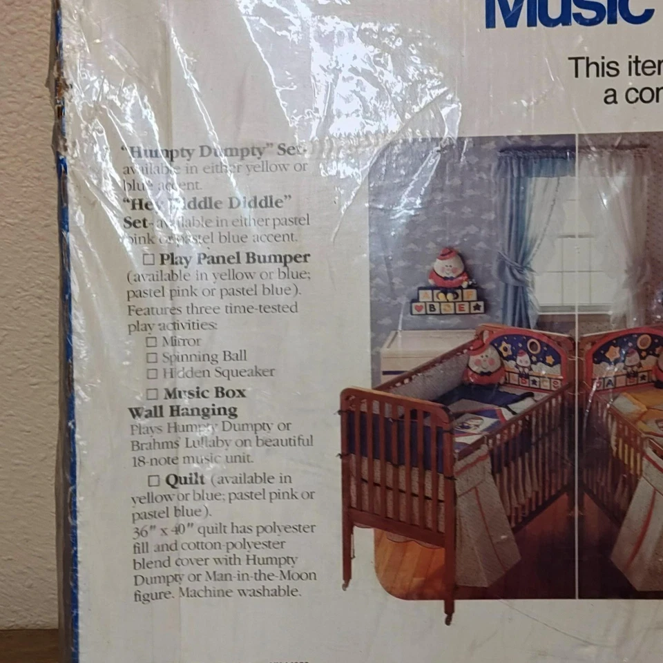 Винтажная 1984 Fisher-Price Шалтай Болтай Музыкальная шкатулка Настенная Детская комната США - Изображение 4 из 4