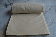 Bagru Cream Plain Fabric 100% Cotton 5 Yard Fabric NO TARRIF CHARGES 100%✅ ZK_69