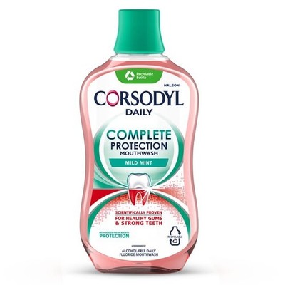 CORSODYL Daily Gum Care Mundspülung - Komplettschutz, milde Minze, 500ml