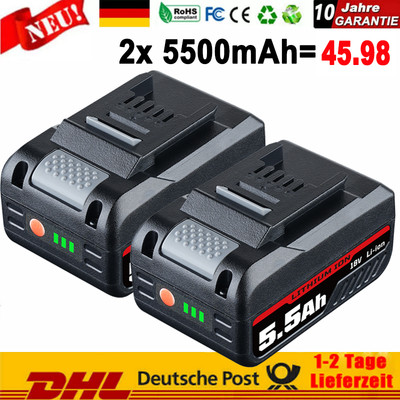 18V 6,0Ah/5,5Ah Ersatzakku Für Einhell Akku Power X-Change Lithium PXC LED NEU