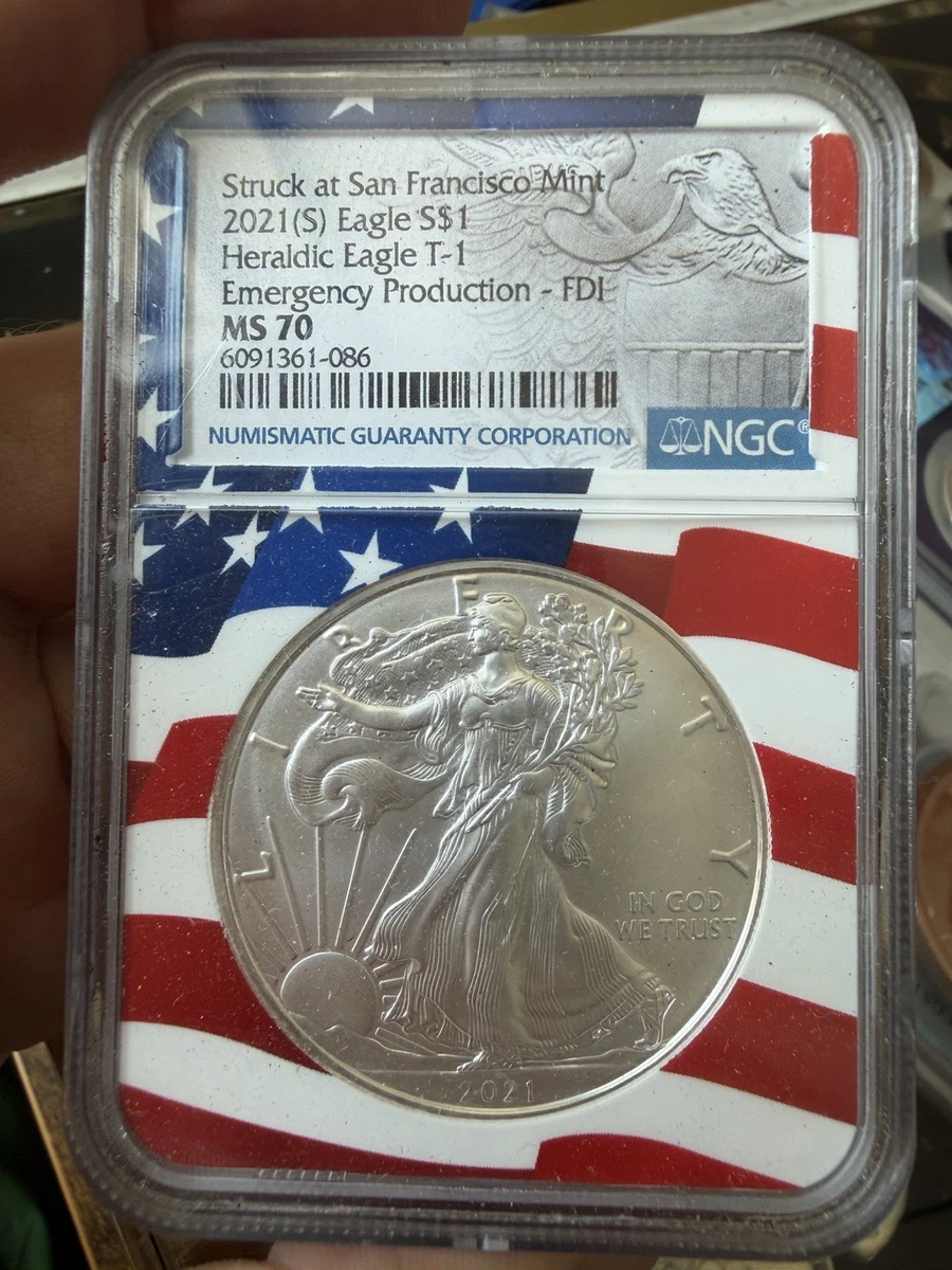 American Eagle MS 70 Graded 2020 Silver Bullion Coins for sale | eBay