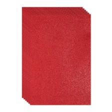 6Pcs 2mm 1/10" Glitter Foam Sheet Dark Red Non Adhesive, 16x24inch 40x60cm 