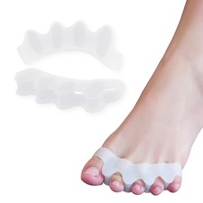 1 Pairs Toe Separator Bunion Corrector Silicone Straightener Orthopedic Spacer
