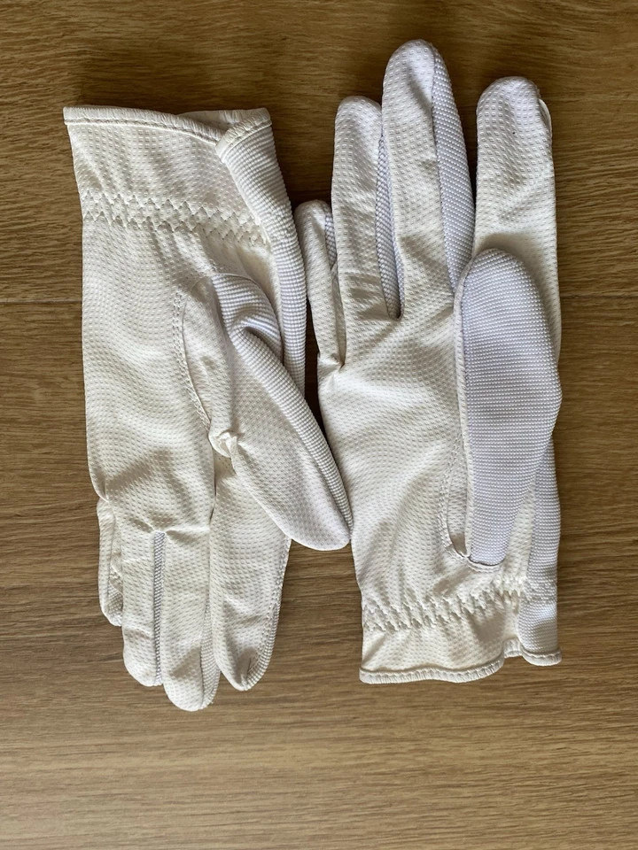 Roeckl Reithandschuhe Weiß Größe 7 Neu - Bild 3 von 3