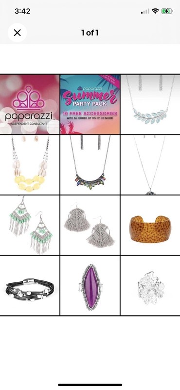 Paparazzi Jewelry Summer Lot Of 10 Pieces