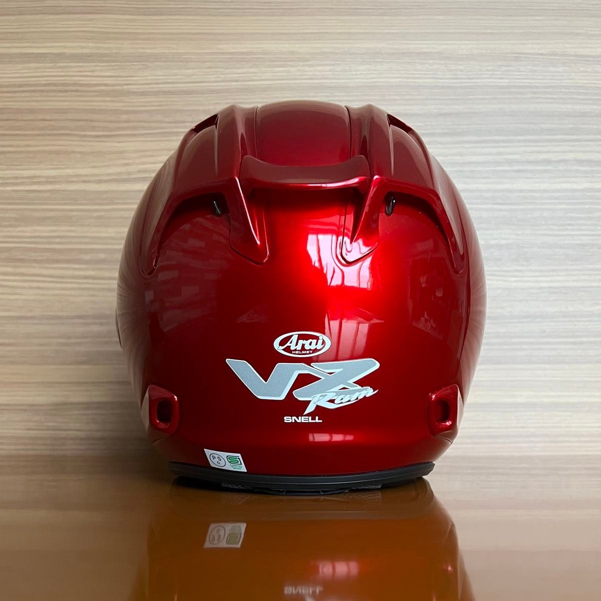 【新品未使用】　アライ VZ-RAM カームレッド 57-58cm Mサイズ Arai VZ-RAM Calm Red Motorcycle Open-Face Helmet New Size M Made