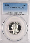 1956 Washington Quarter Proof PCGS PR68DCAM PF 68 ULTRA CAMEO Frosty Coin 25C