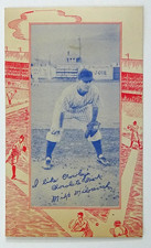 1940 Crowley's Milk Mike Milosevich NY Yankees Binghamton Triplets Card #679-56