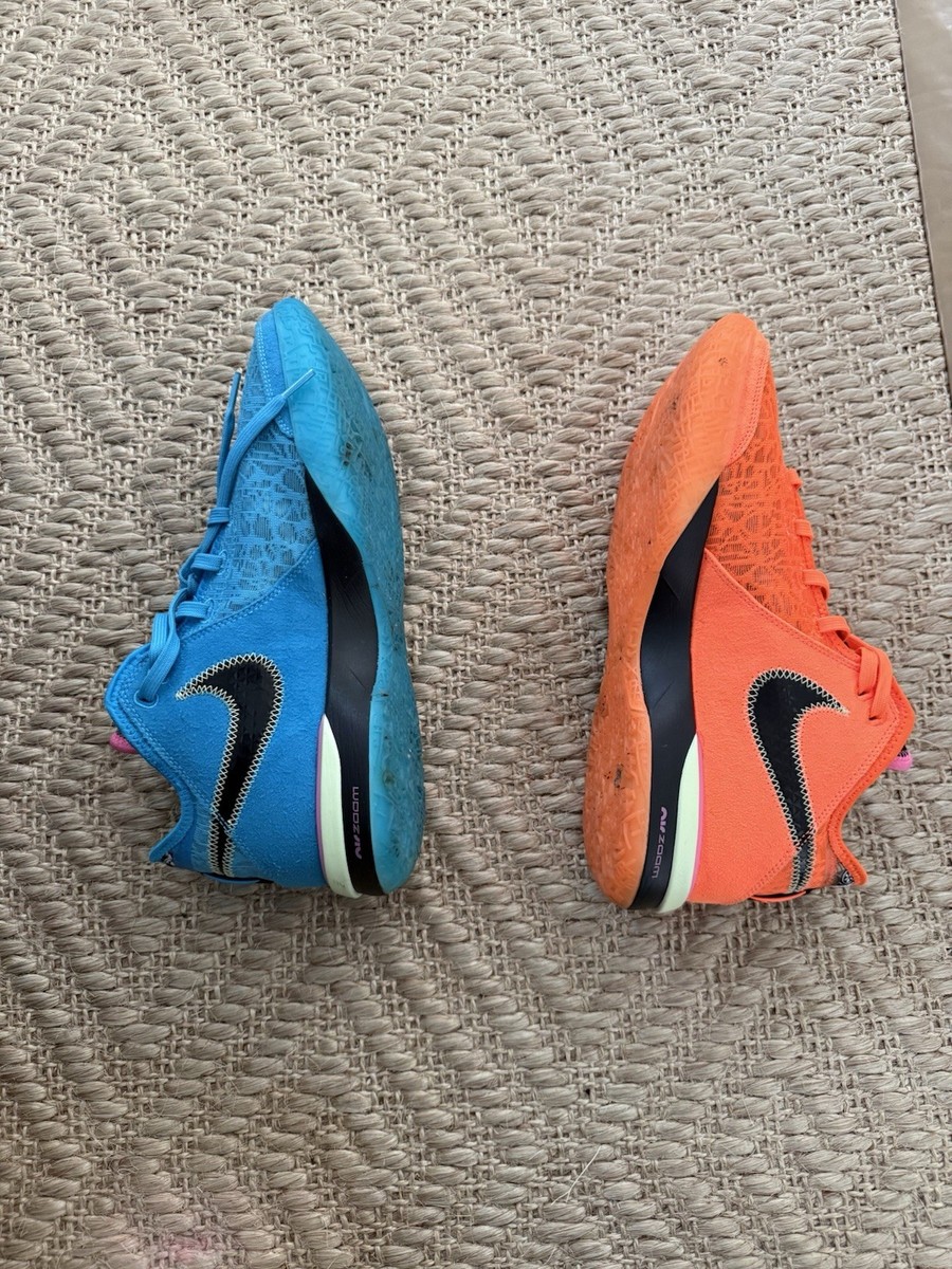 Nike Zoom NXXT Gen Mismatch Blue Orange Low Top Lace Up Basketball