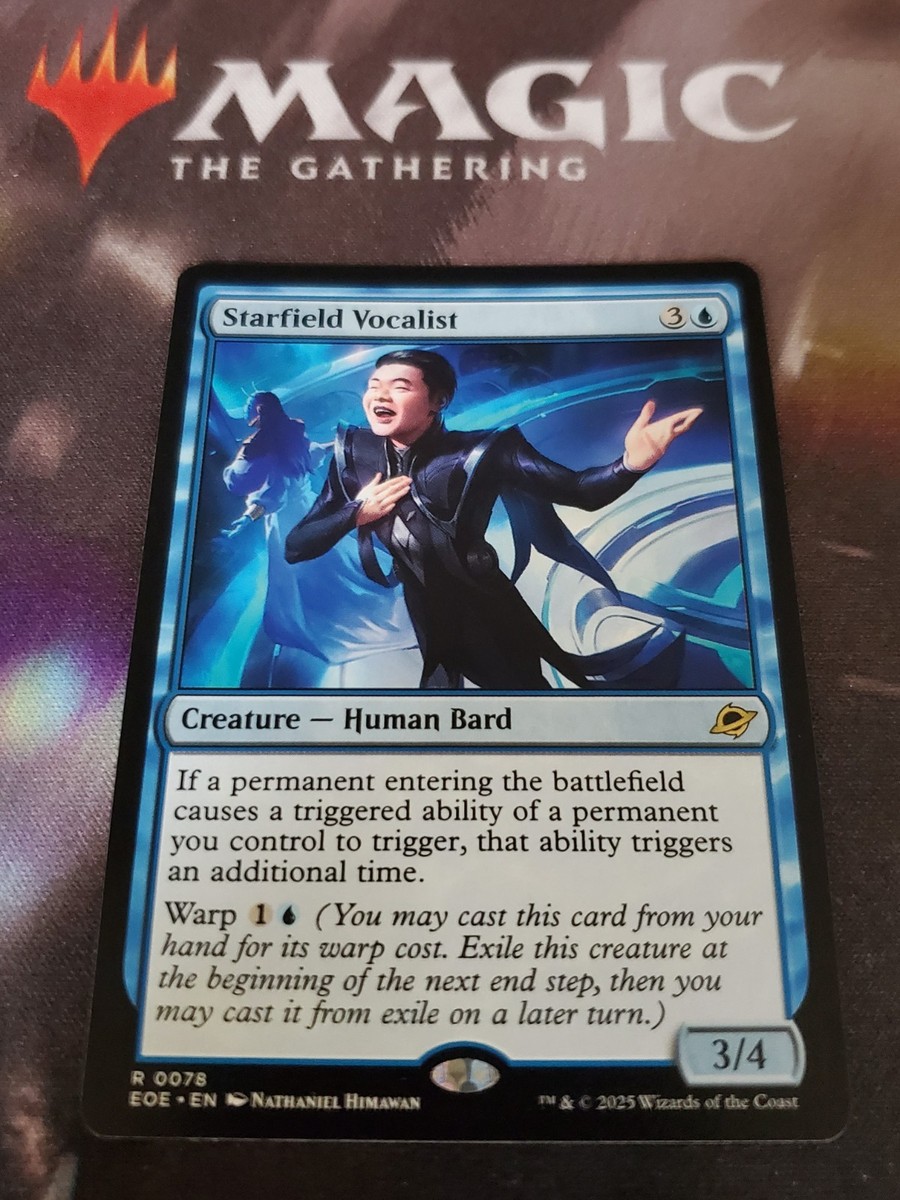 Mtg. Starfield Vocalist. Edge of Eternities. Pack Fresh | eBay