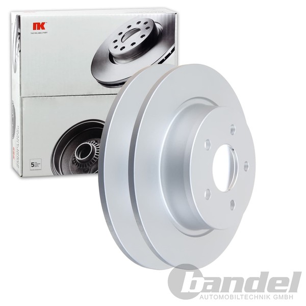 2X NK Bremsscheiben 280Mm Voll Hinten Passend FÜR Ford C-MAX Grand Kuga Tourneo-image