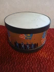 Vintage Toy Marine Parade Drum Ohio Art Tin Litho Collectible