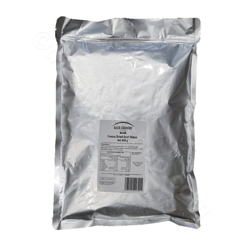 BACK COUNTRY CUISINE FREEZE DRIED MEALS - MEAL COMPLEMENTS - BULK PACK 640g - Picture 8 of 10
