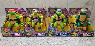 NEW Teenage Mutant Ninja Turtles TMNT Nickelodeon Mayhem 12'' Giant Size Set of 4