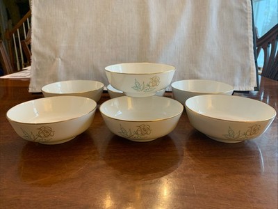 MCM SPENCERIAN ROSE EASTERLING ~7 Cereal,Salad,Soup Bowls~ 5.25  Diameter