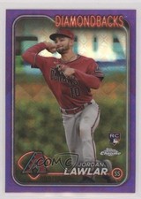 2024 Topps Chrome Logofractor Edition Purple Refractor /250 Jordan Lawlar 1h0s