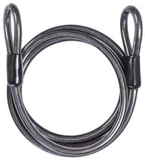 Delswin Security Steel Cable with Loops - 3/8 Inch (10 Mm) Thick (6' or 15') Hea