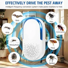6-Pack Ultrasonic Rodent Repellent - For Bedroom, Kitchen & Indoor Pest Control