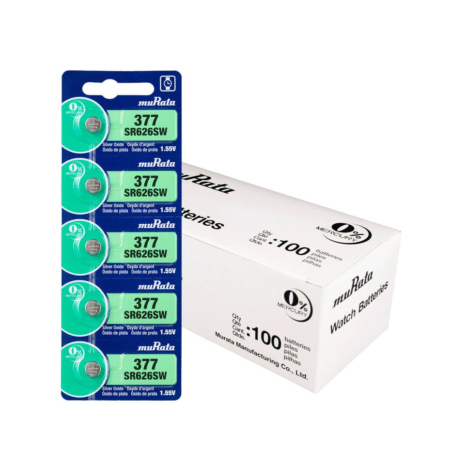 Watch 6 Classic Batterie Orologio Sony 377 / SR626SW Nuove (Scadenza 10/2032) - Confezione Da 5 Pezzi, Spedizione Da California Batterie 1.5V Scadenza 2032 - Foto 8