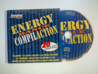 ENERGY DANCE COMPILATION 20 SMASH HITS ENERGEIZER CD RARO CAMPIONE PROMOZIONALE
