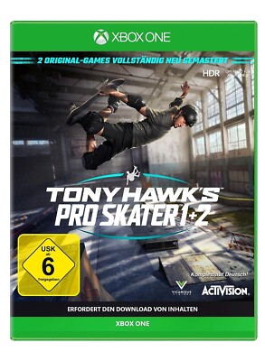 XBOX ONE Tony Hawk's Pro Skater 1 + 2 NEU Ohne Folie