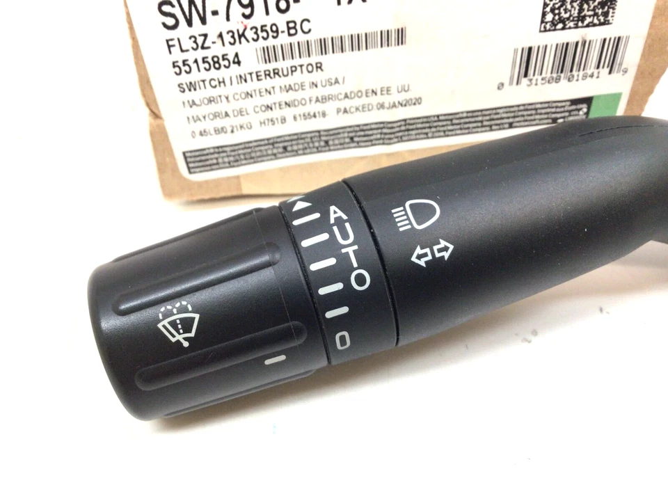 Conjunto de interruptor de señal de giro Ford F-150 F-Super Duty 2017-2022 OEM FL3Z-13K359-BC Foto 2 de 4