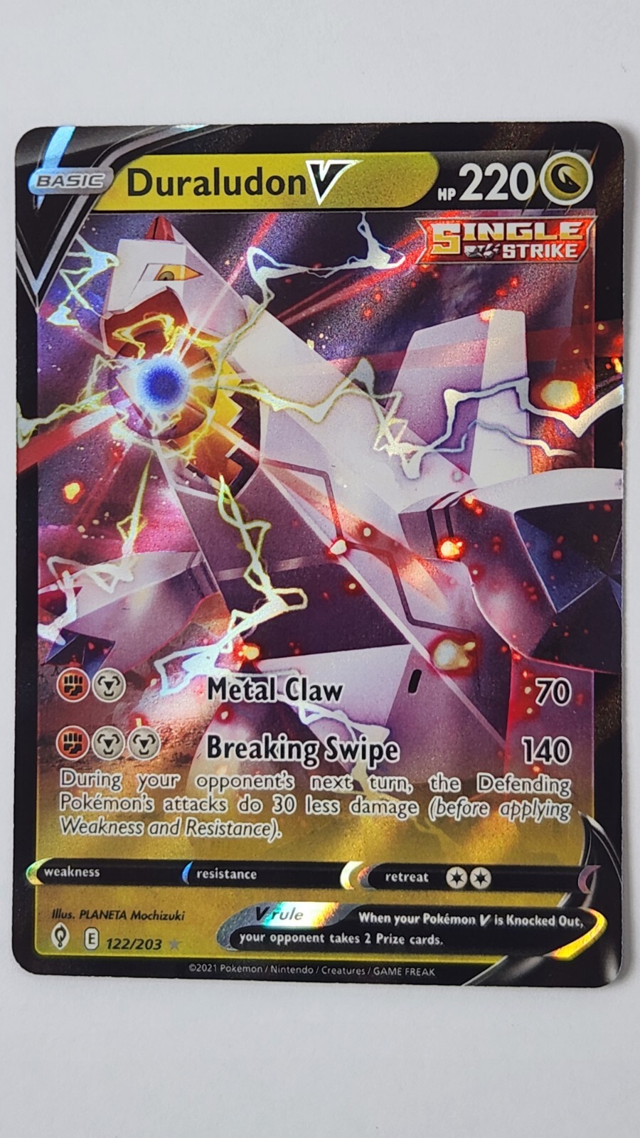 Duraludon V 122/203 - Evolving Skies - Holo - Pokemon TCG