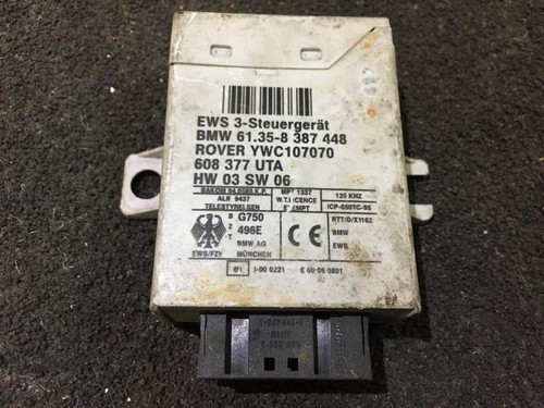 BMW 3-Series 2000 Immobiliser ECU 61358387488, 61.35-8387448  ywc1 #216963-13