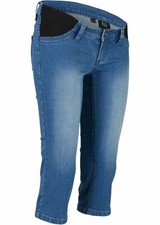 Neu Umstandsjeans Gr. 36 Blue stone Damenjeans Schwangerschafts Caprihose