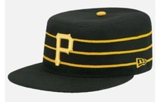 New Era Pittsburgh Pirates Pillbox Throwback Black Forbes Field Era Hat 7 1/4