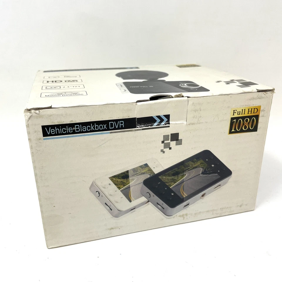 Full HD 1080P Vehicle Blackbox DVR Camera Recorder Dashcam Black Untested - Image 2 of 4