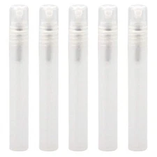 5 Pack 10ml Mini Spray Bottles Empty Tube Refillable Perfume Containers