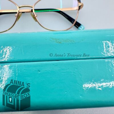 Tiffany & Co. TF1136 6007 53-16 140 Cat Eye Rubedo Blue  display picture 3