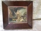 ANTIQUE  BEAUTIFUL FRAMED PRINT “ NAPOLEON THE GREAT IN HIS CORONATION ROBES” — photo 1